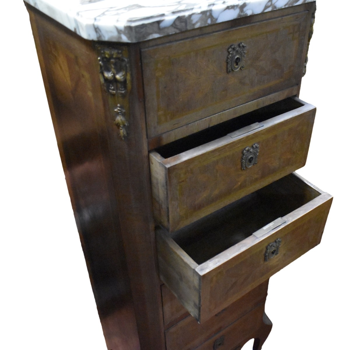 Pair of French Regency Style Lingerie Chests