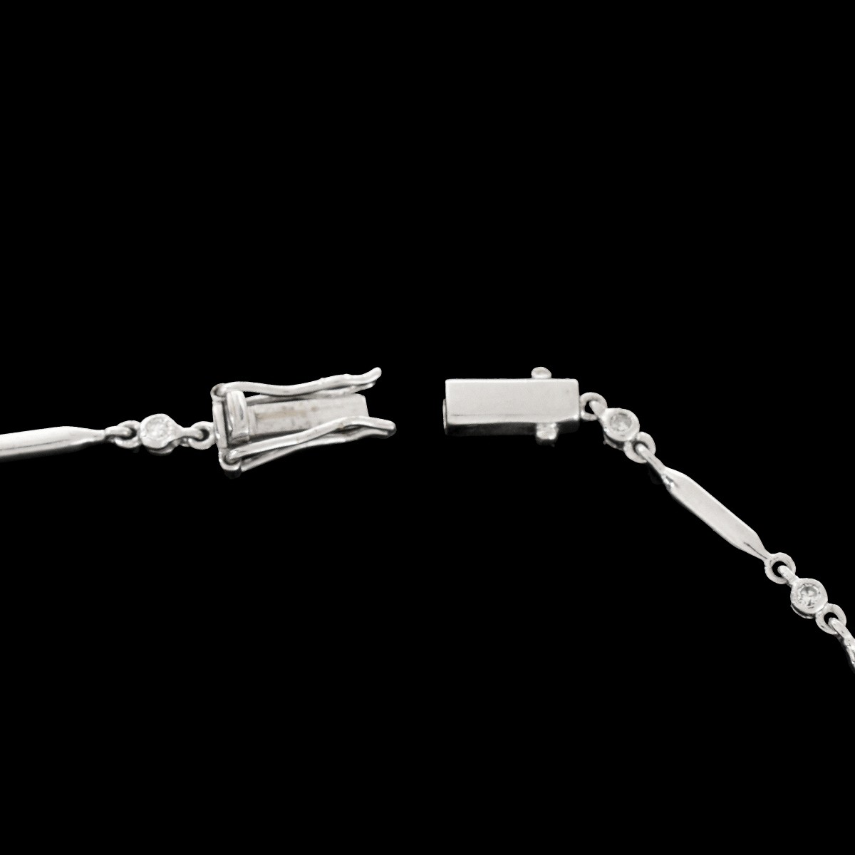 Pearl, Diamond, Platinum and 18K Necklace