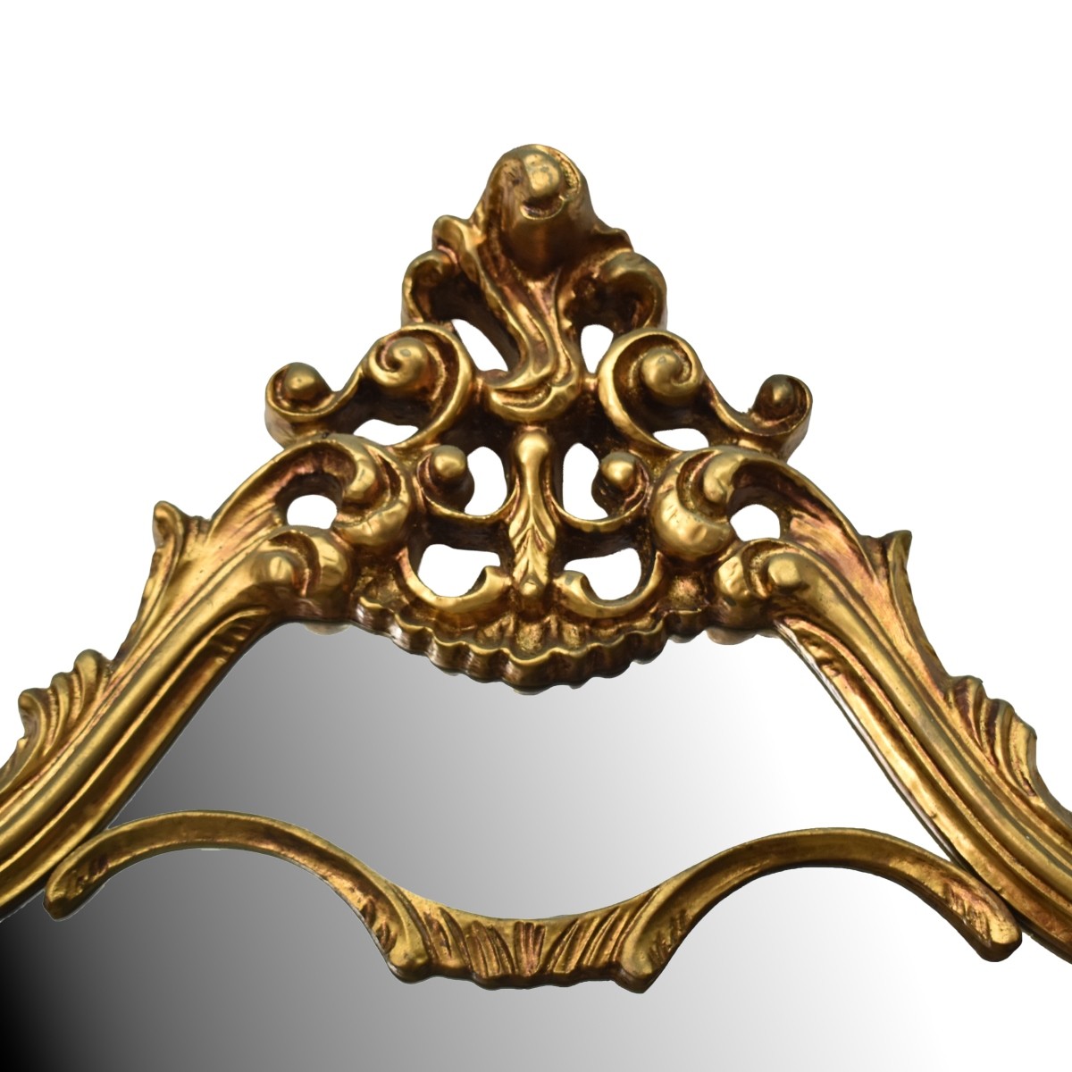 Antique Rococo Style Gilt Wood Wall Mirror