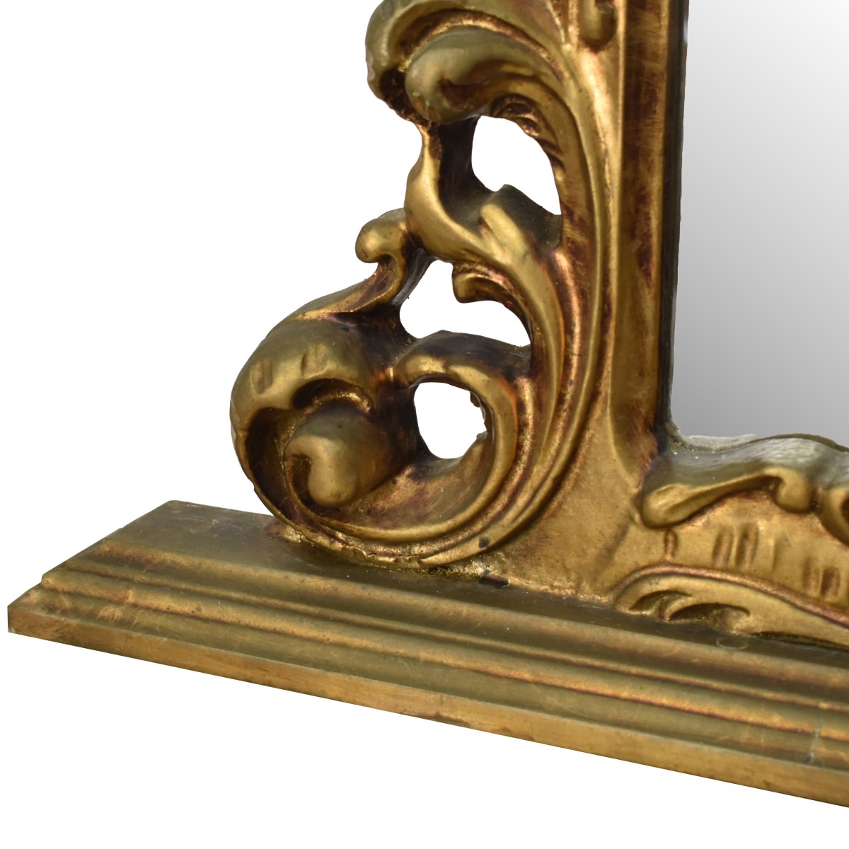 Antique Rococo Style Gilt Wood Wall Mirror