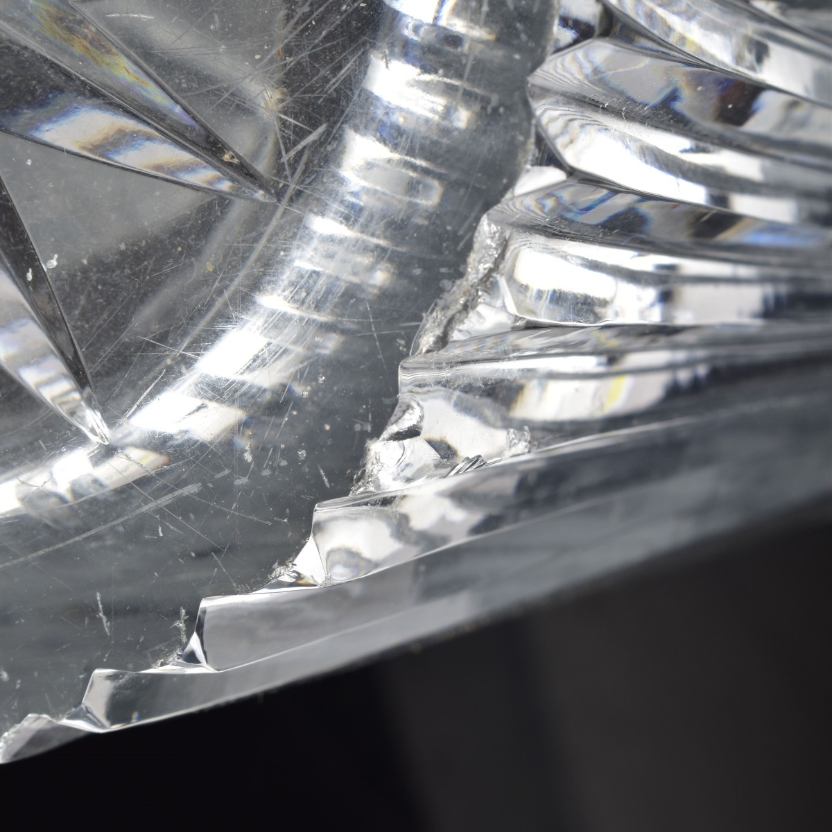 Large Vintage American Brilliant Cut Crystal Vase