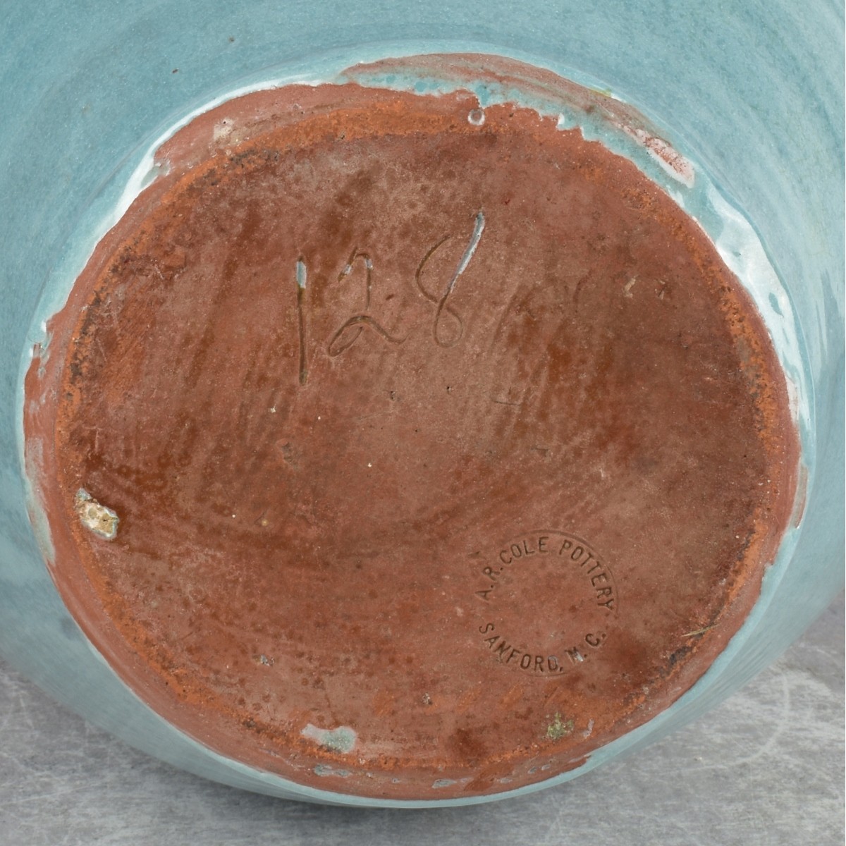 Vintage AR Cole Art Pottery Jug