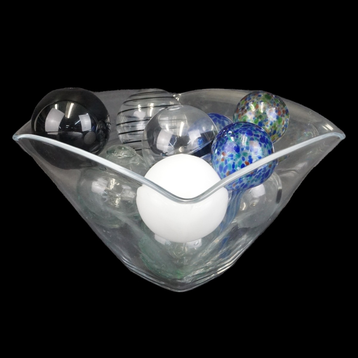 Simon Pearce Centerpiece with accessories