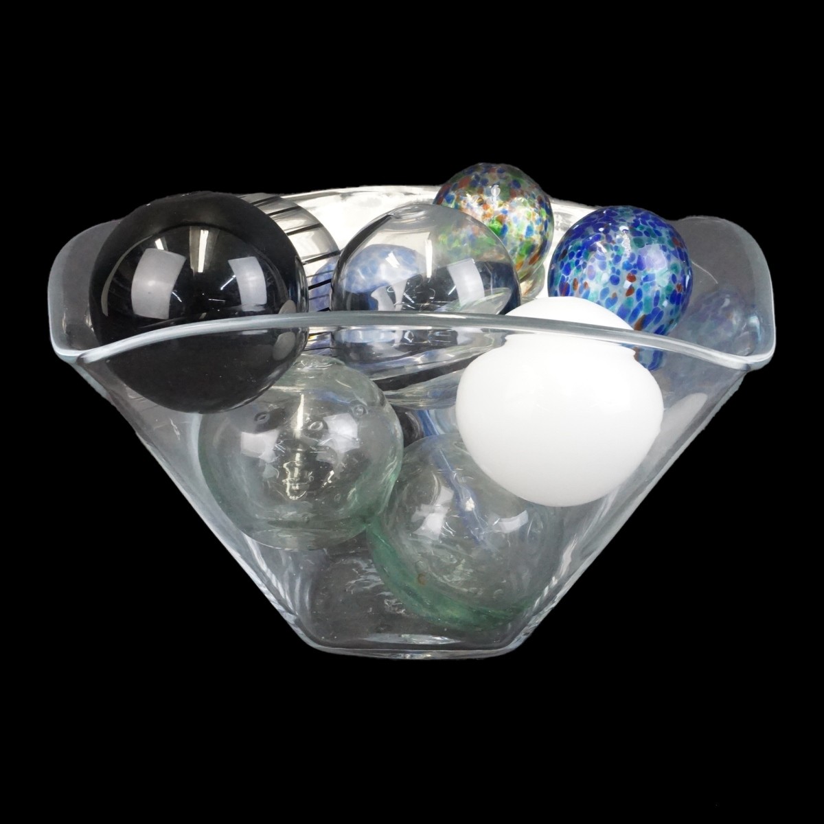 Simon Pearce Centerpiece with accessories