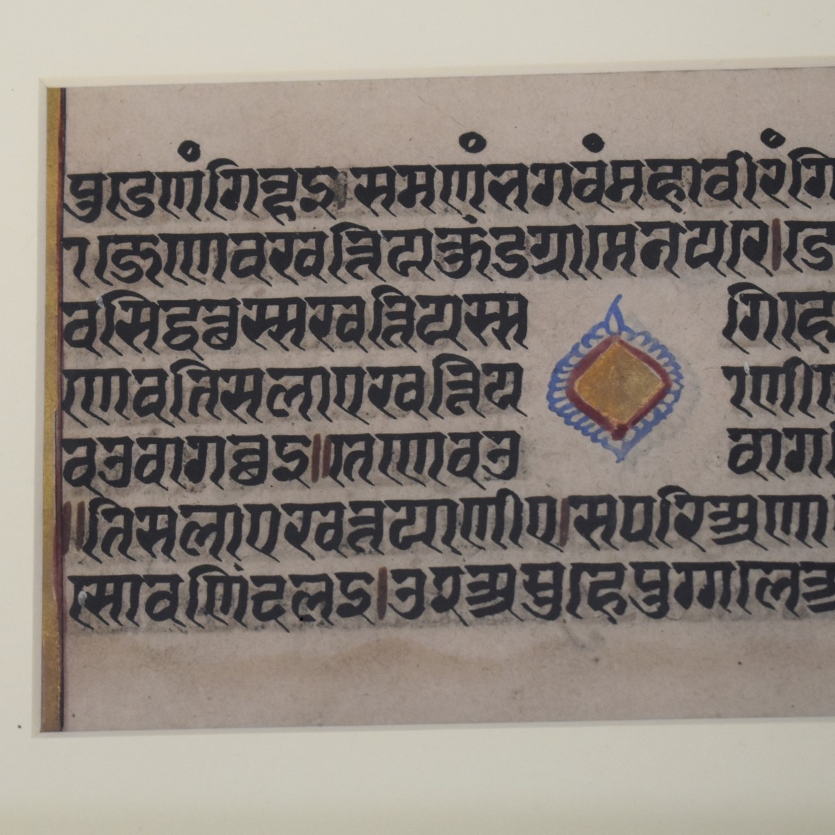 Indian Kalpa Sutra Gouache Miniature Manuscript