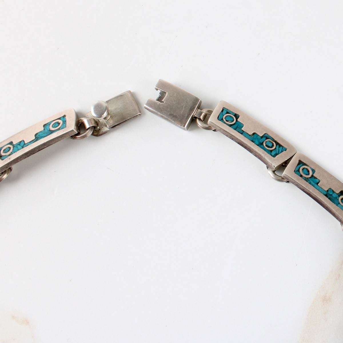 Taxco Silver Turquoise Necklace-Earrings