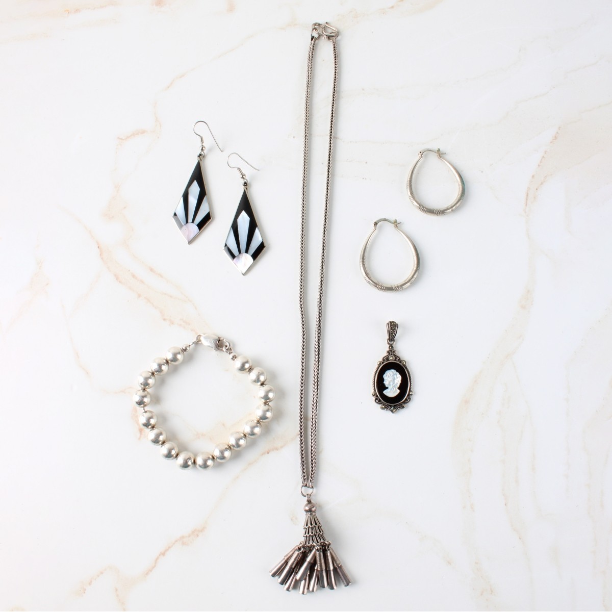 Collection of Sterling Silver Jewelry