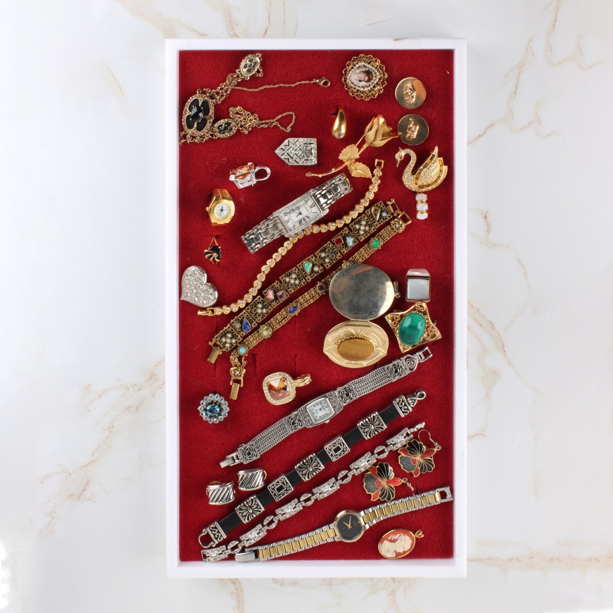 Large Assortment of Vintage Jewelry