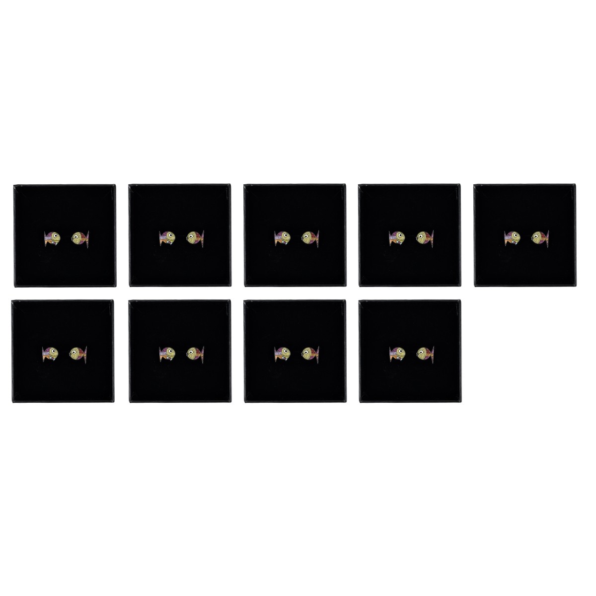 Romero Britto Fashion Earrings