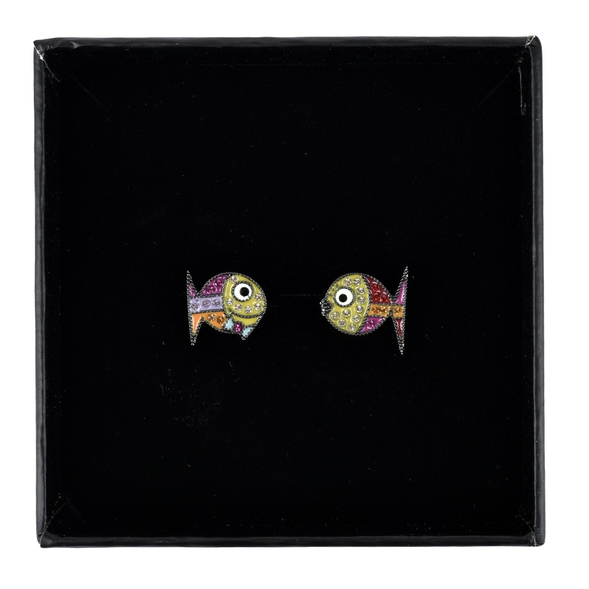 Romero Britto Fashion Earrings