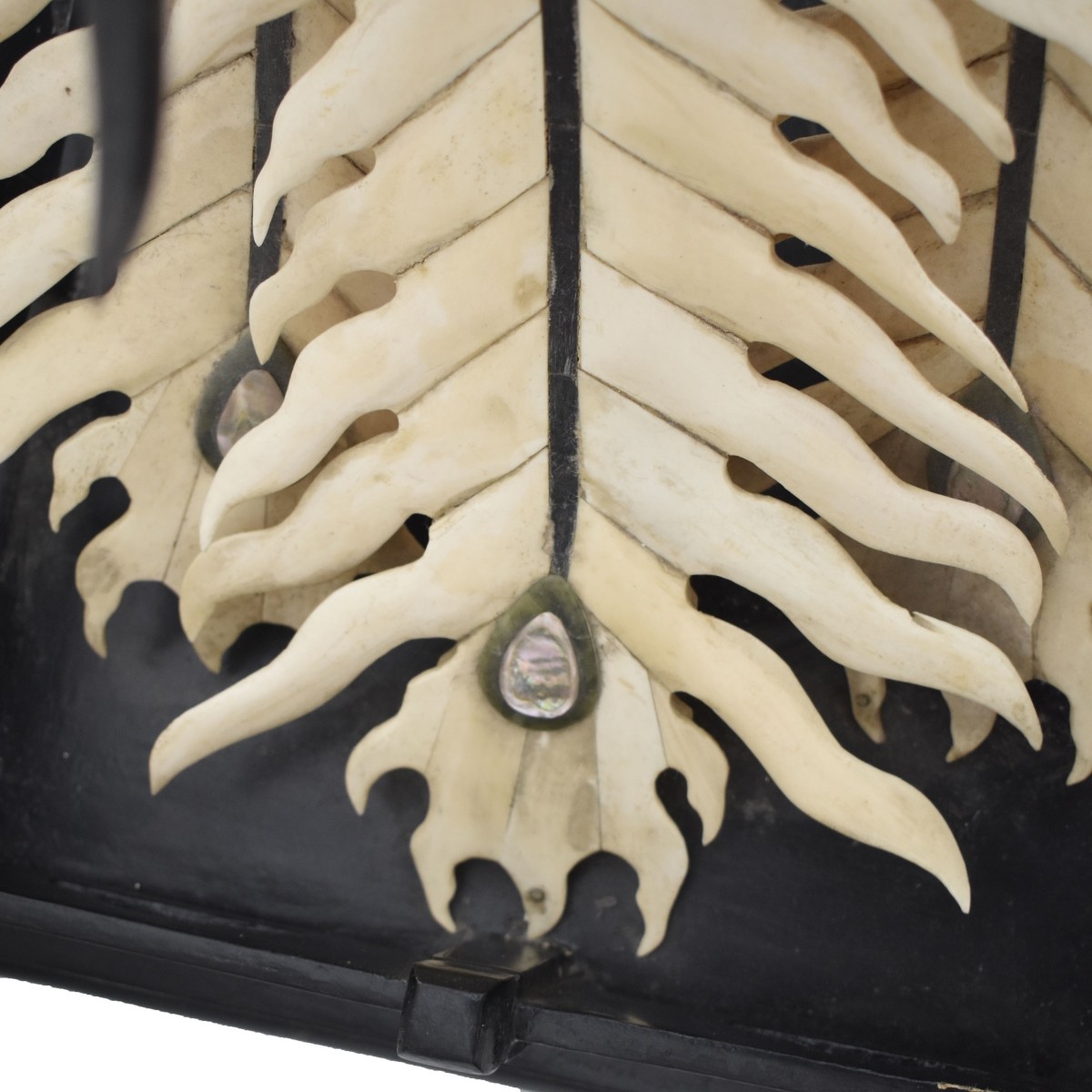 Monumental Chinese Bone Phoenix Birds