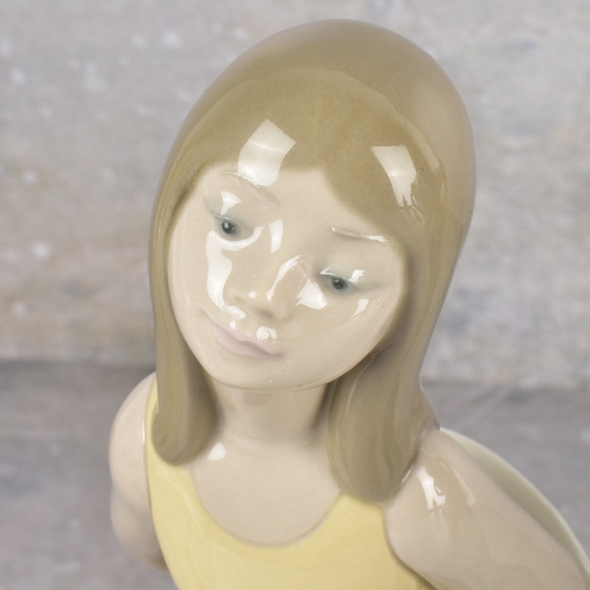 Lladro "Girl with Hat" Sculptures