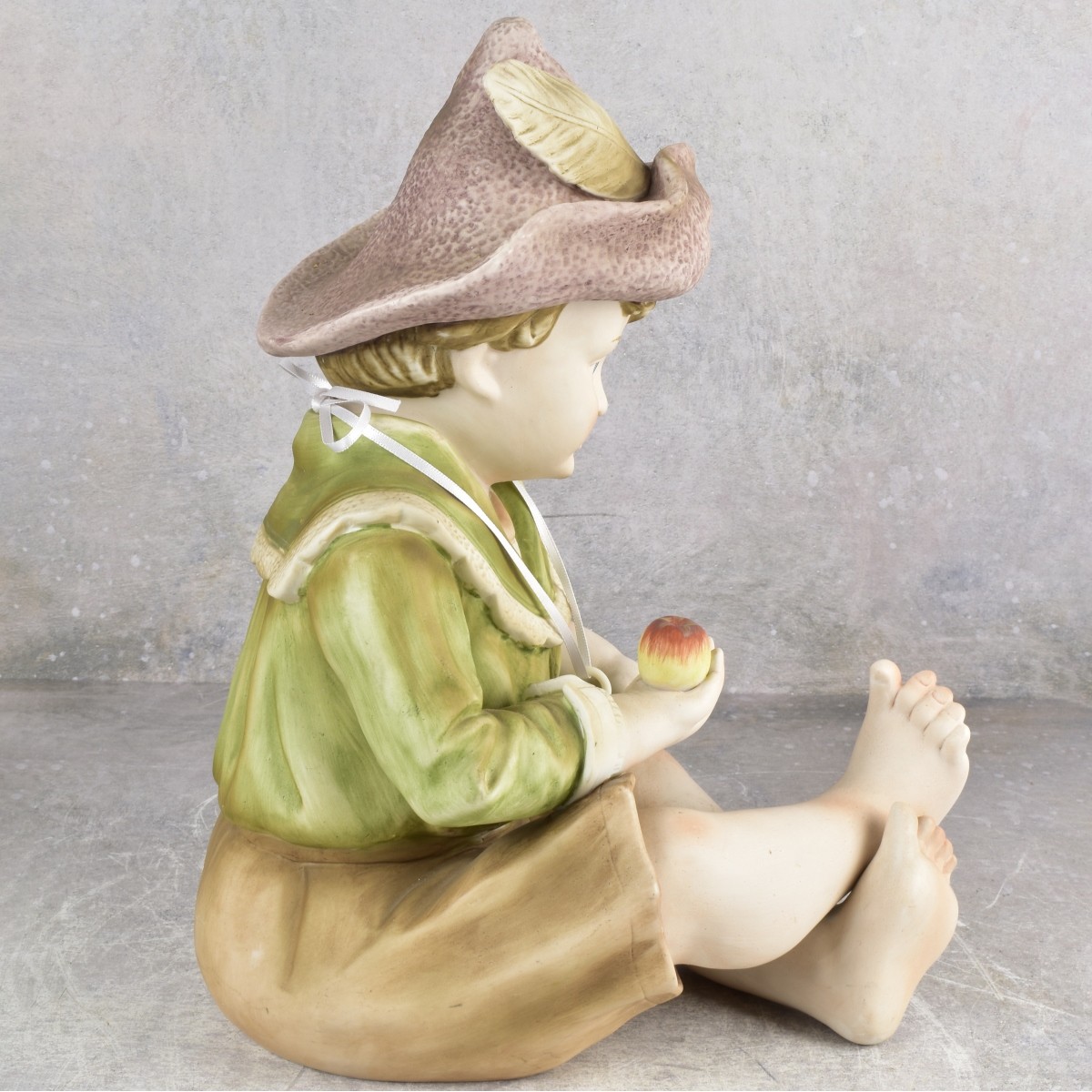 Vintage German Bisque Piano Baby Boy