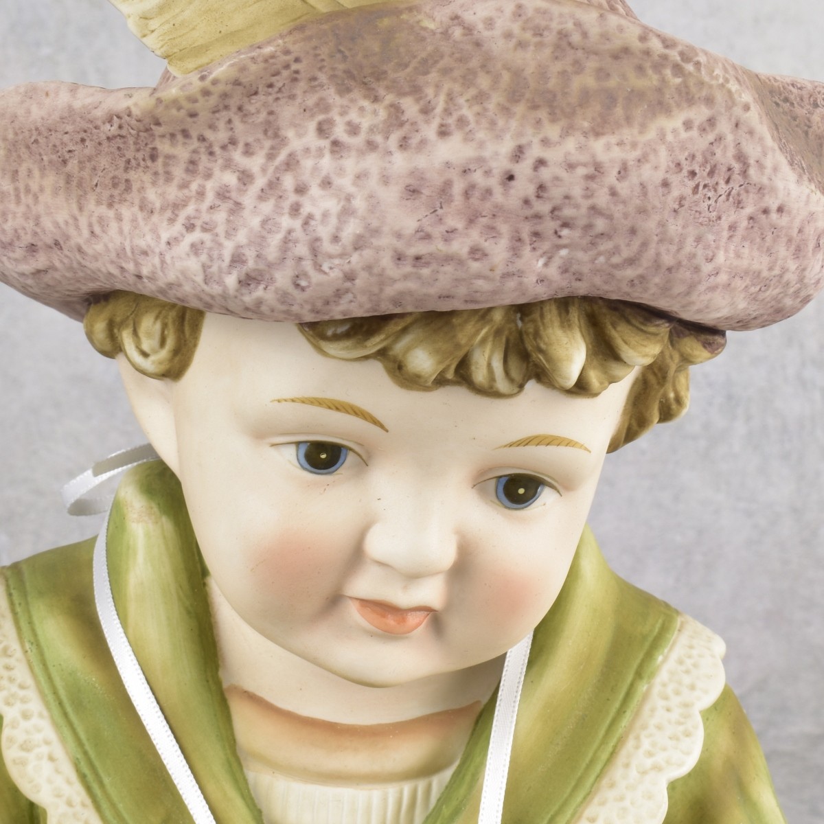 Vintage German Bisque Piano Baby Boy