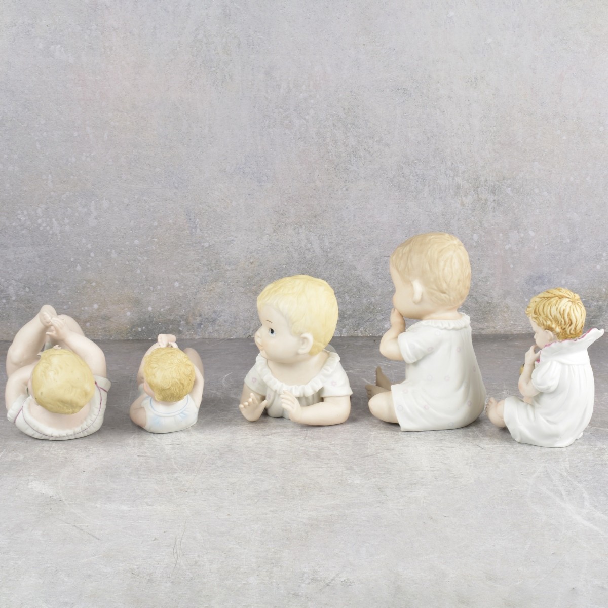 German Bisque Piano Babies