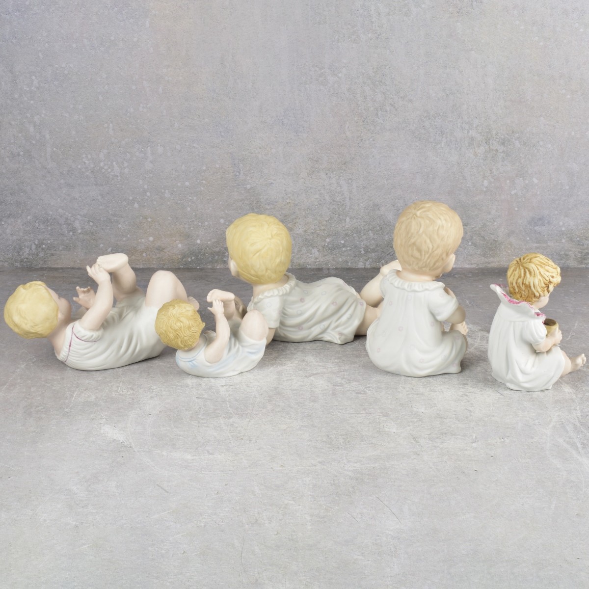 German Bisque Piano Babies