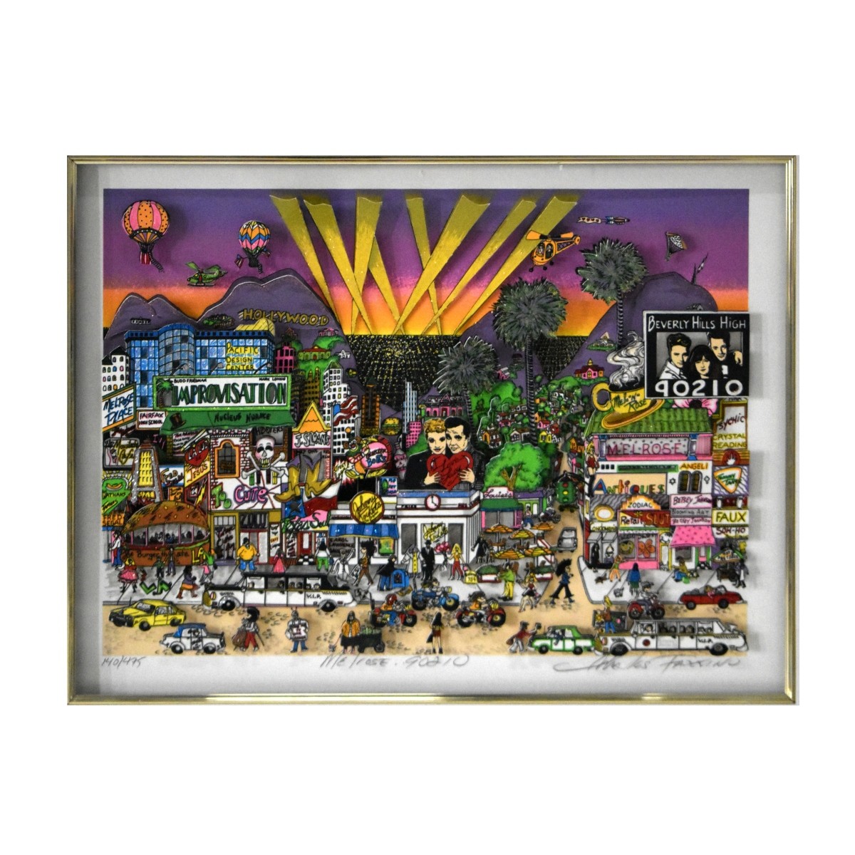 Charles Fazzino, American (b. 1955)