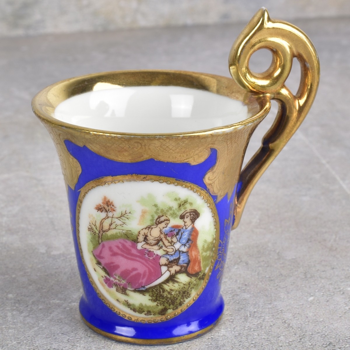 Collection of Porcelain Cups and Saucers