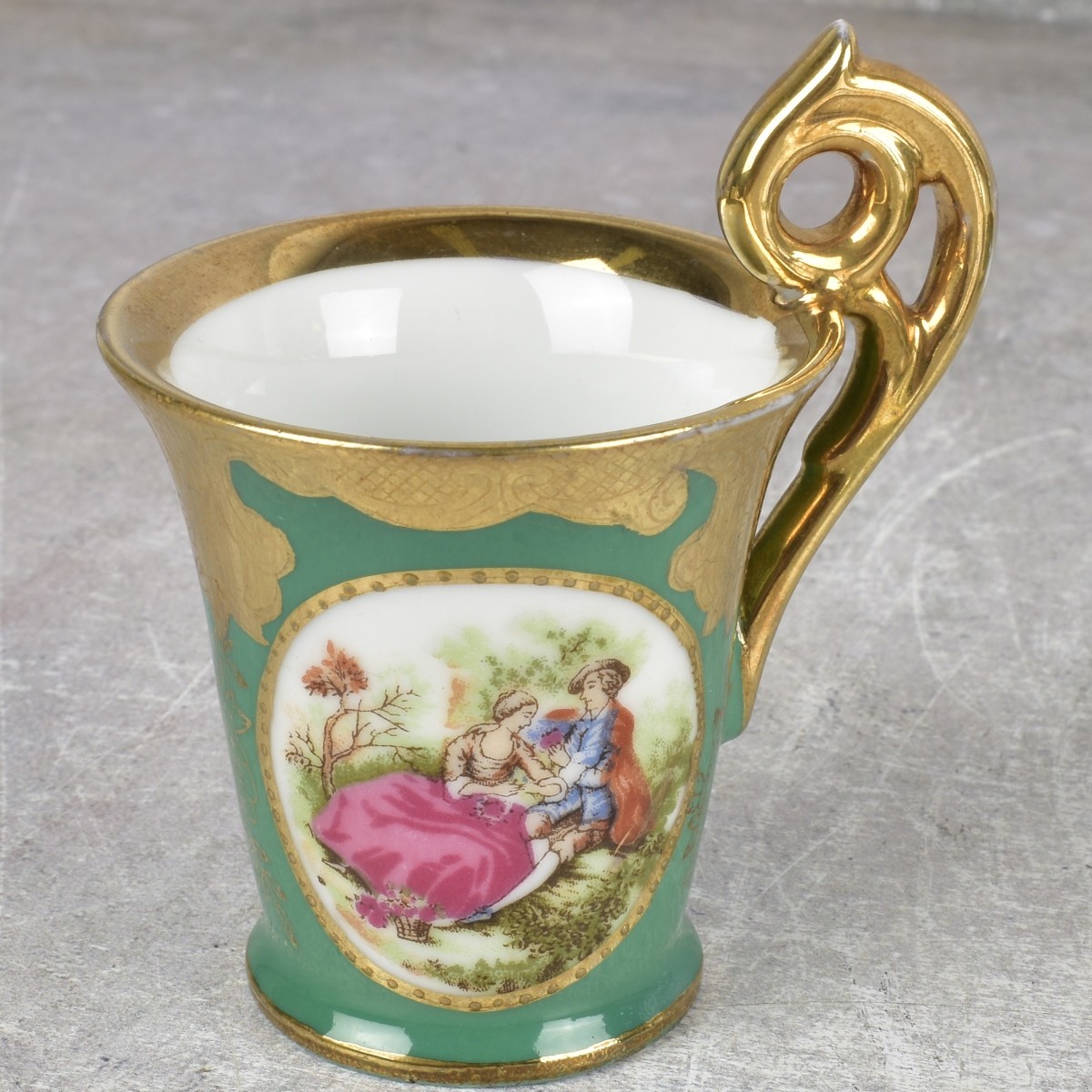 Collection of Porcelain Cups and Saucers