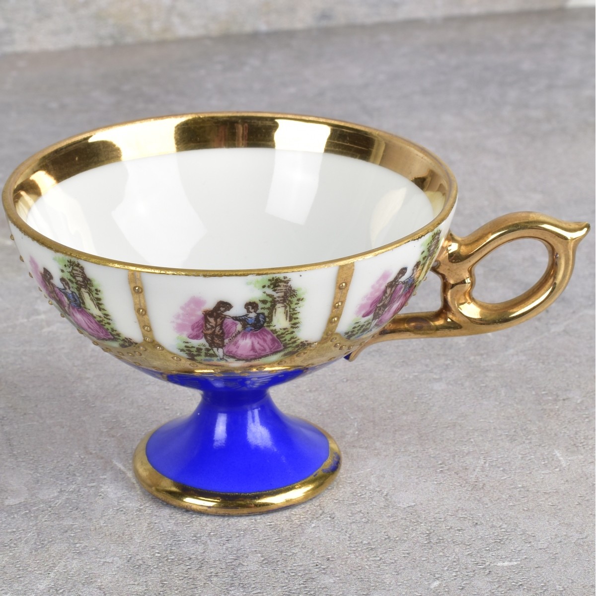 Collection of Porcelain Cups and Saucers