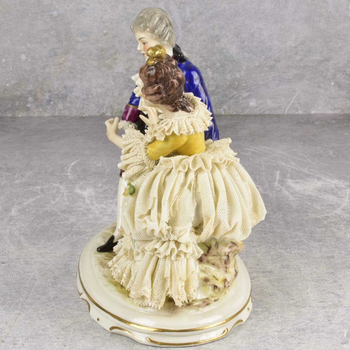 Antique German Dresden Porcelain Group