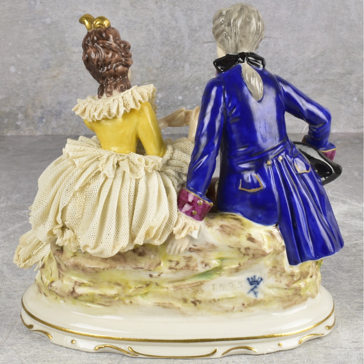 Antique German Dresden Porcelain Group