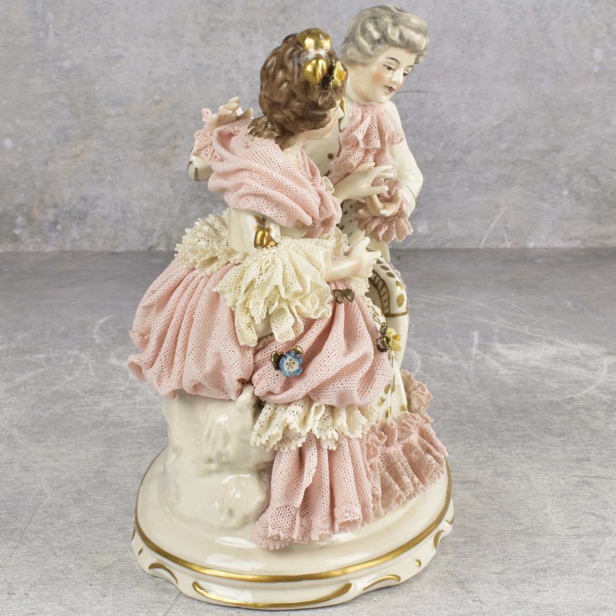 Antique German Dresden Porcelain Group