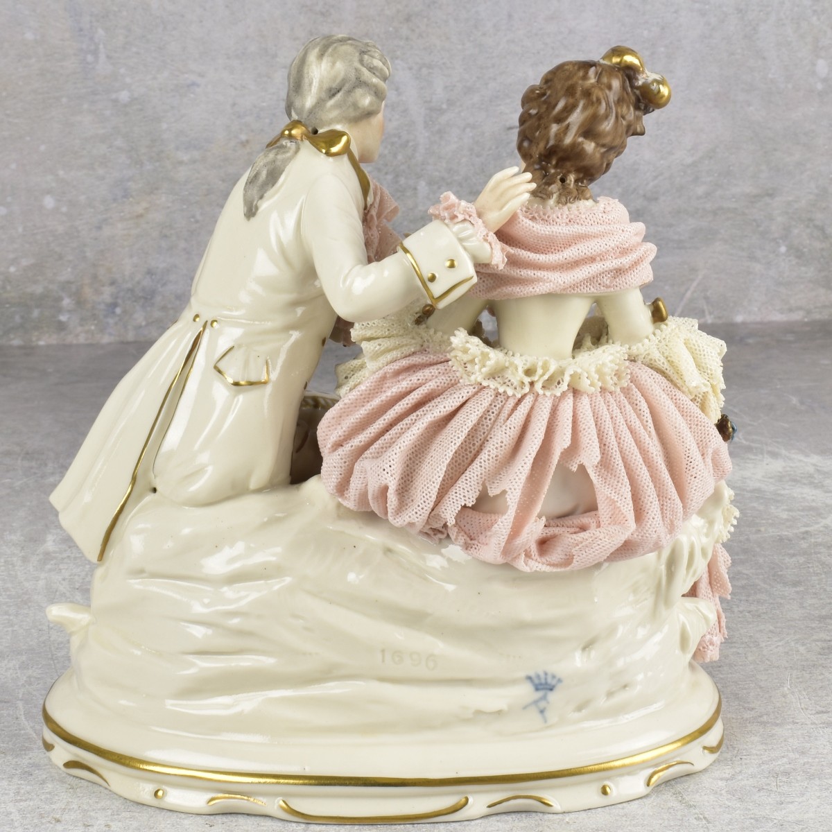 Antique German Dresden Porcelain Group