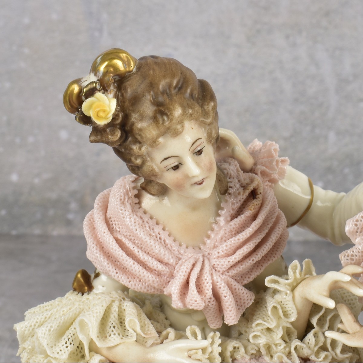 Antique German Dresden Porcelain Group