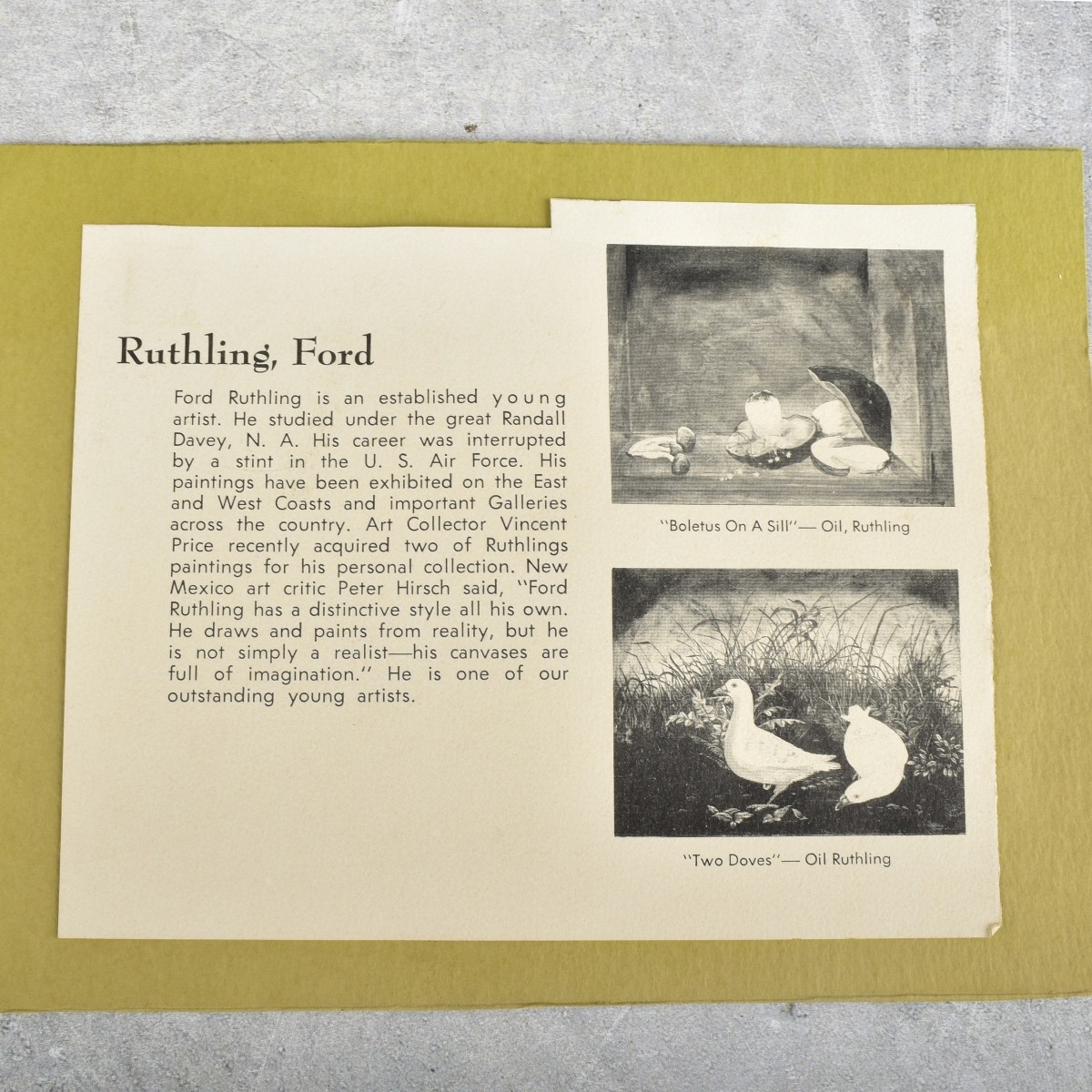 Ford Ruthling, American-New Mexico (1933-2015)