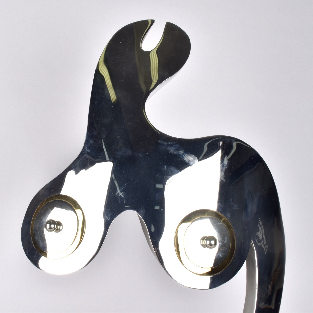 Modern Abstract Sculpture of Woman's Torso