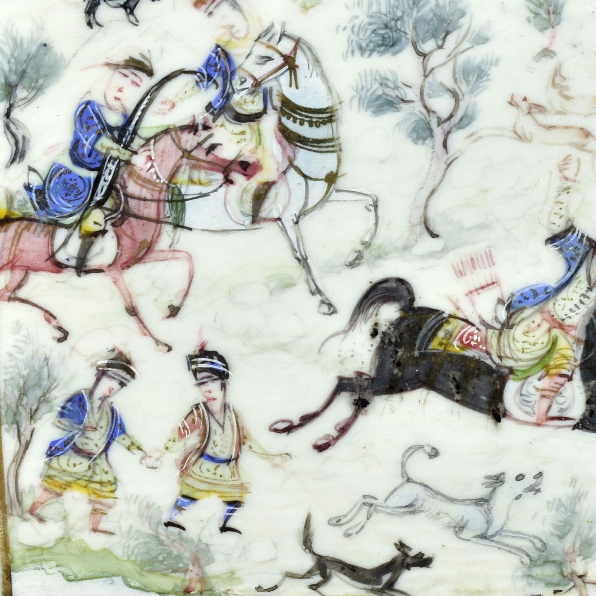 Fakhre Emami Antique Persian Miniature Painting