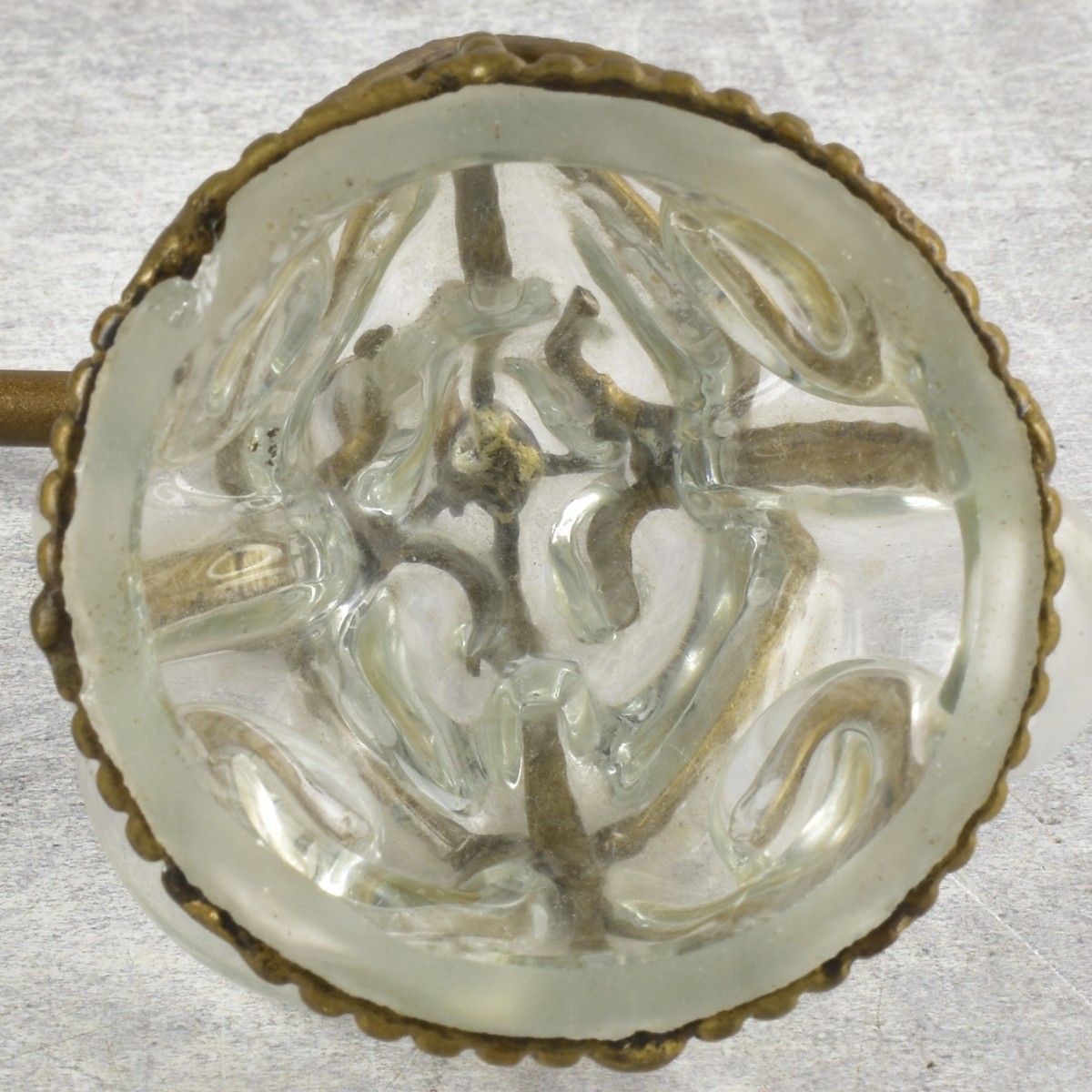 Antique Cage Glass Candle Snuffer