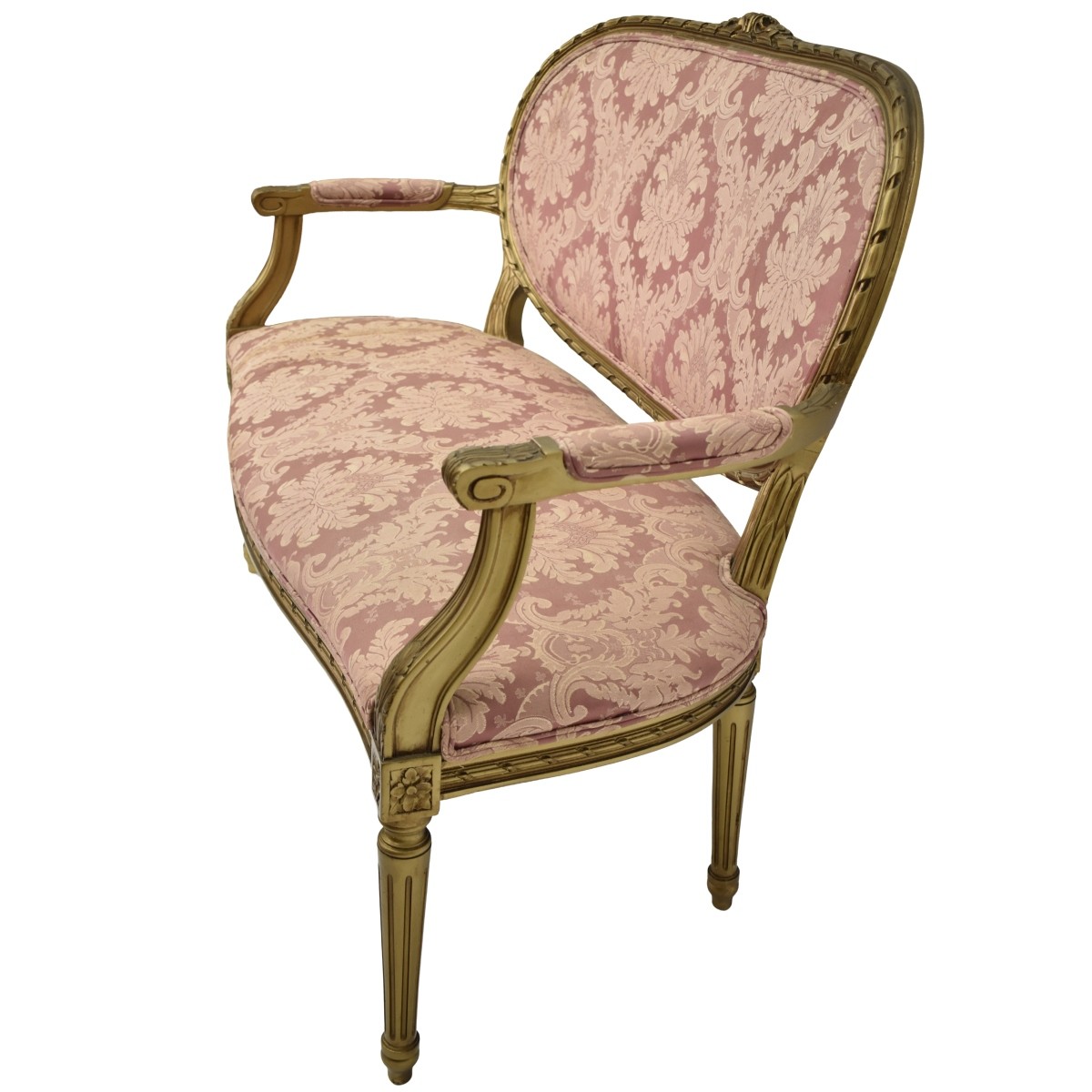 French Louis XVI Style Settee and Chairs