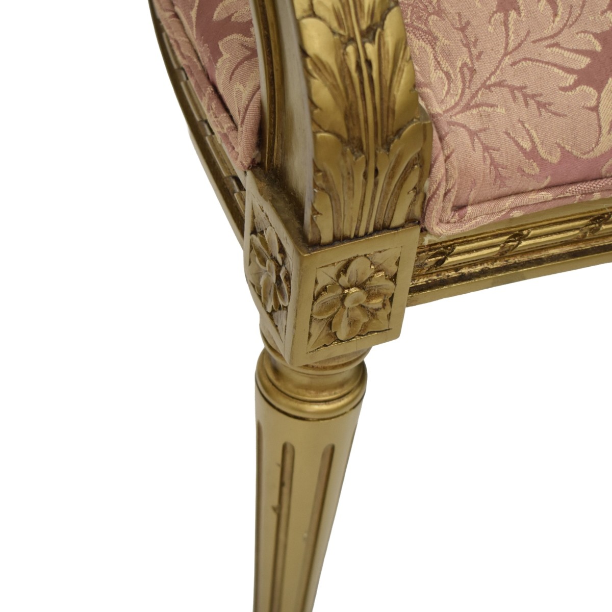 French Louis XVI Style Settee and Chairs