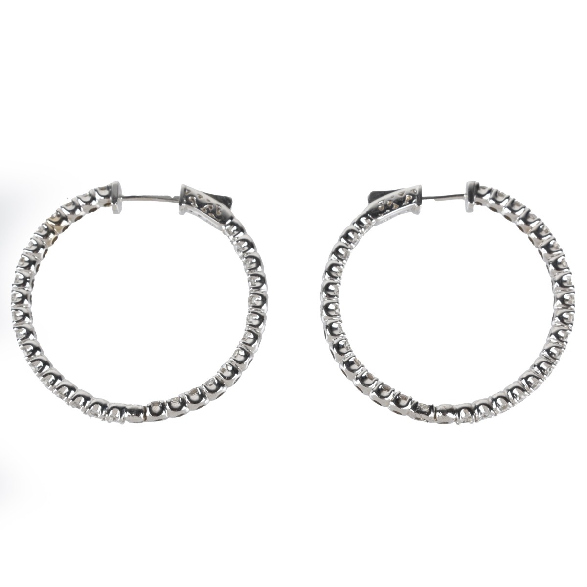 Diamond and 14K Earrings