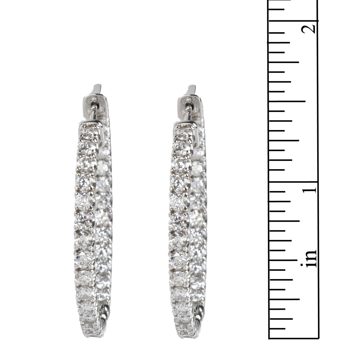 Diamond and 14K Earrings