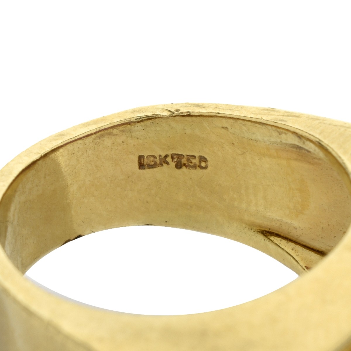 Amethyst, Diamond and 18K Ring