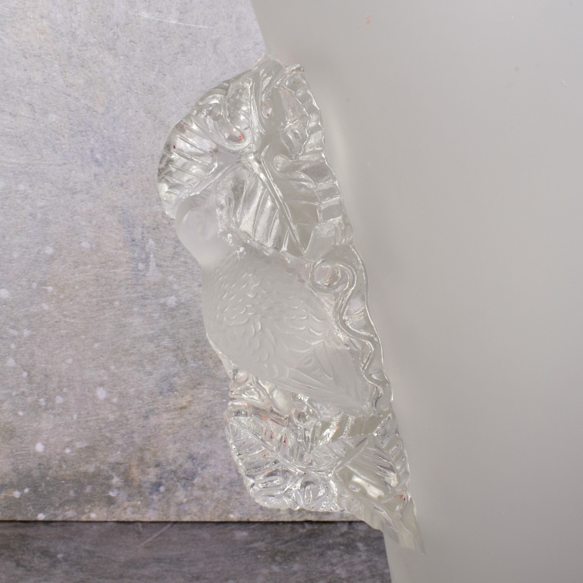 Lalique "St. Emilion" Crystal Vase