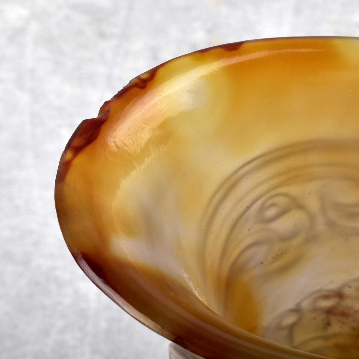 Antique Chinese Agate Libration Cup