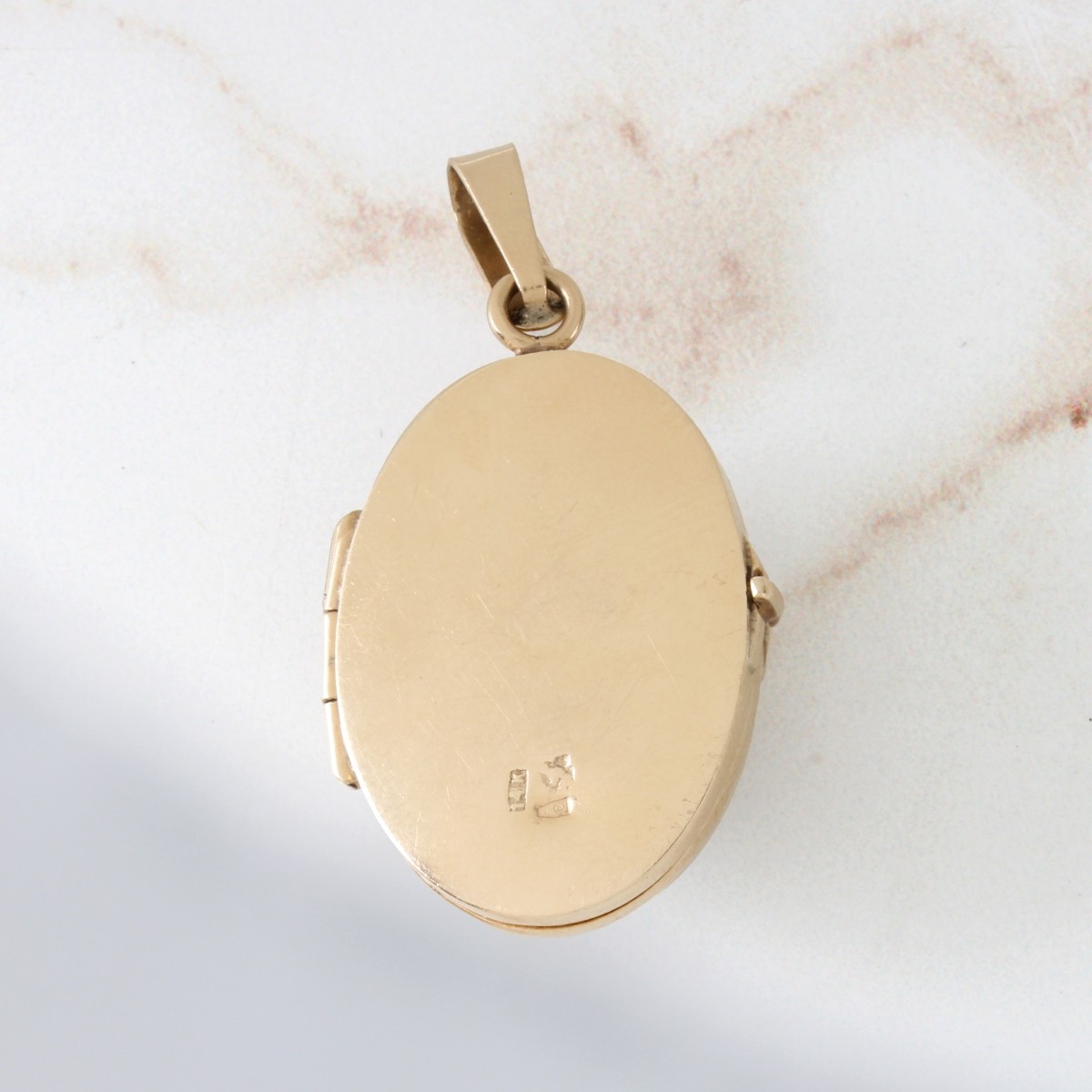 Enamel, Pearl and 14K Pendant