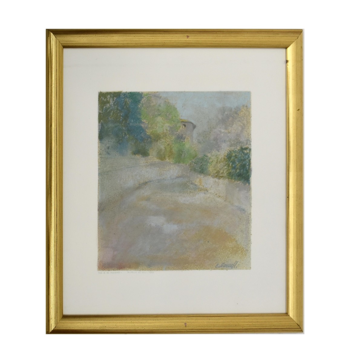 Pastel Landscape Painting