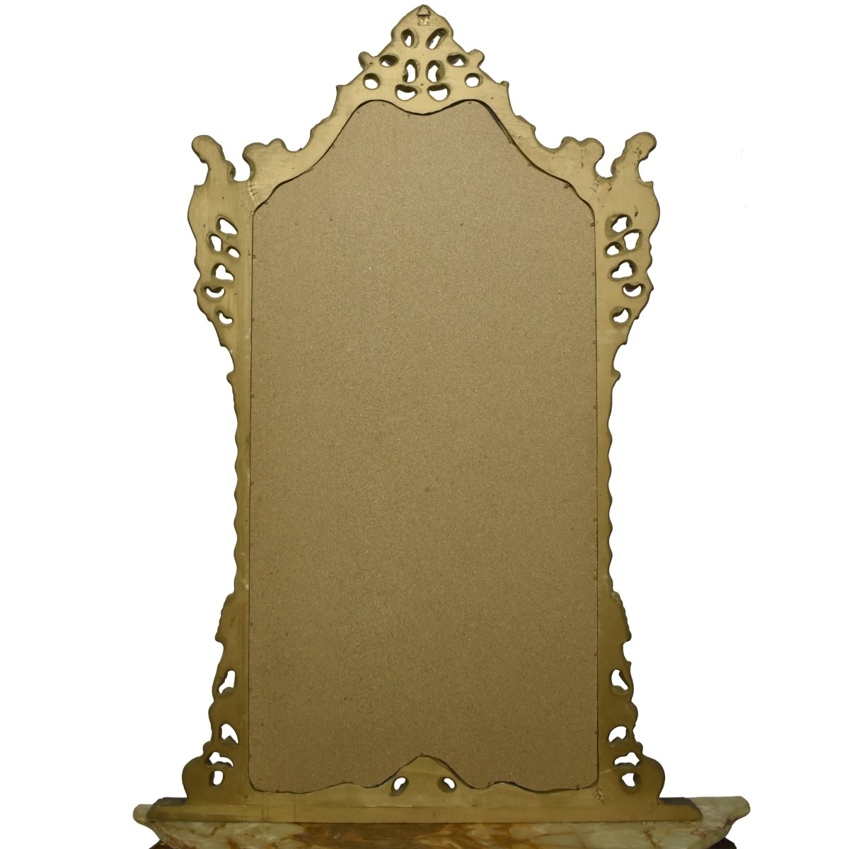 Antique Rococo Style Console and Mirror