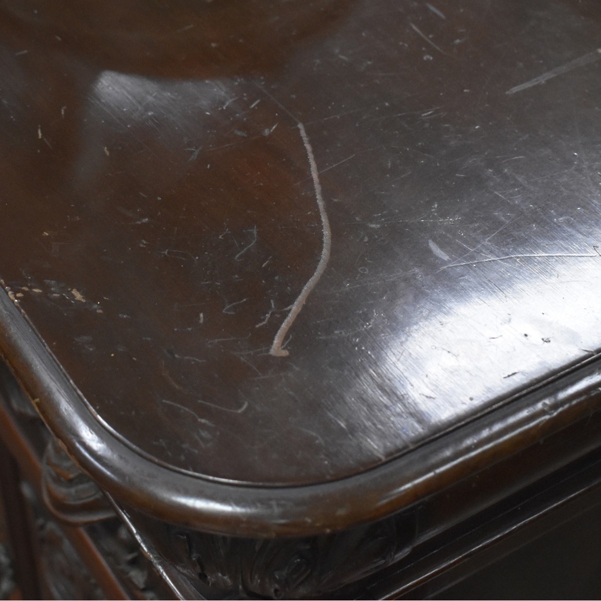 Antique Wood Bar Cabinet