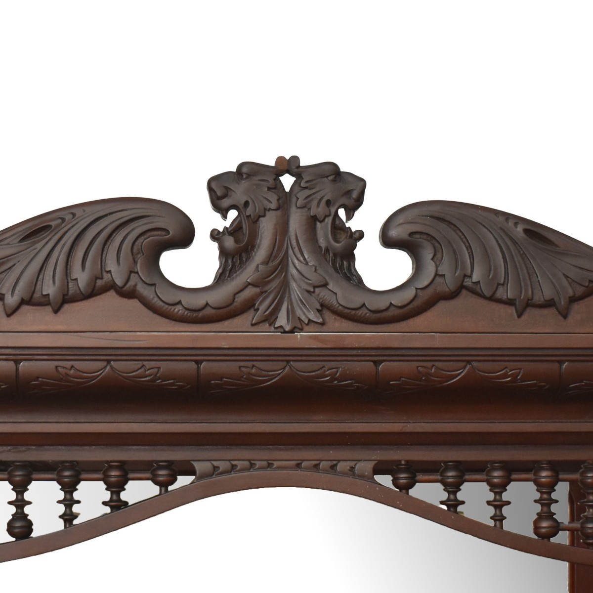 Art Nouveau Carved Etagere