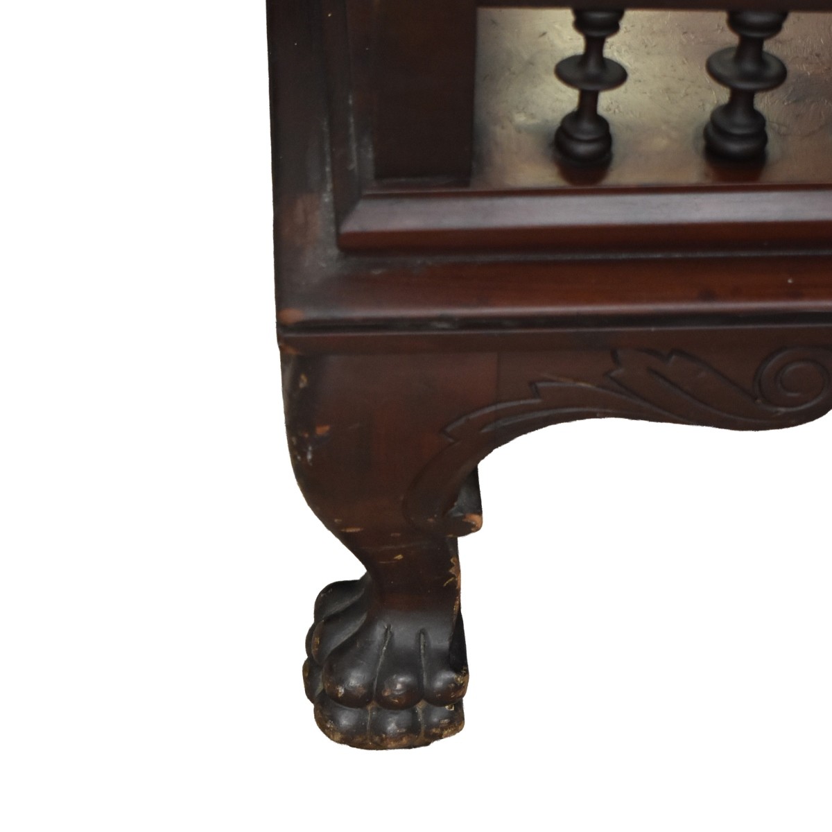 Art Nouveau Carved Etagere