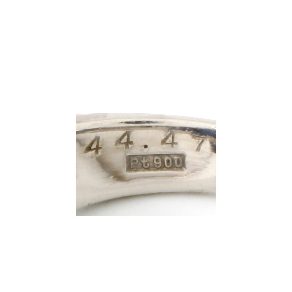 GIA Sapphire, Diamond and Platinum Ring