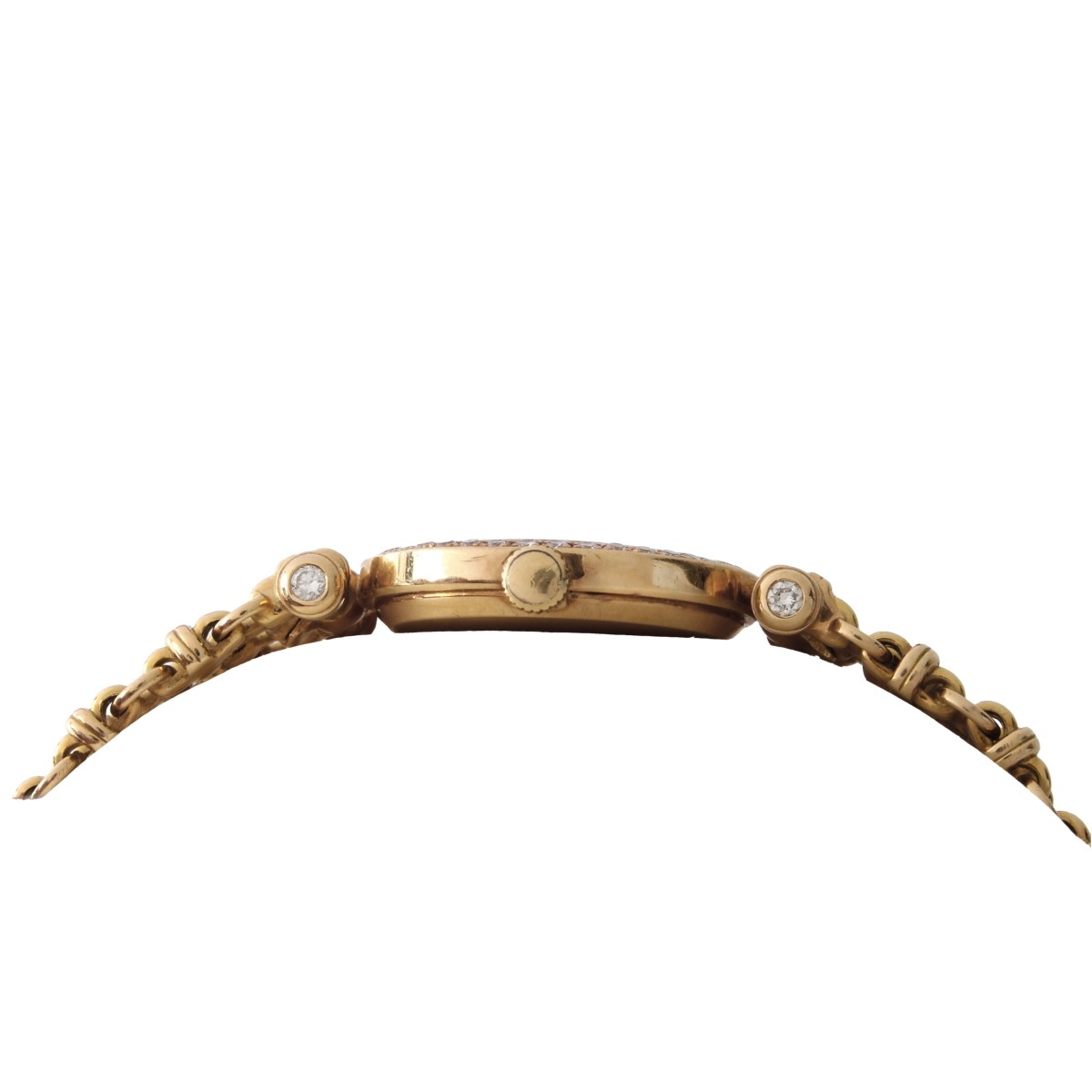 Van Cleef Diamond and 18K Watch