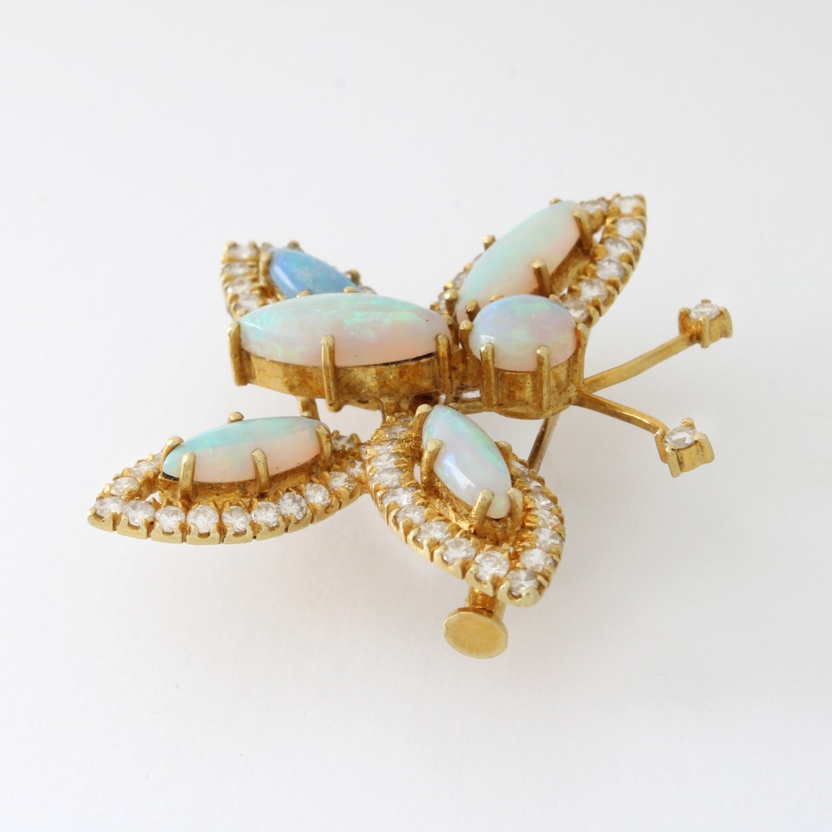 Hammerman Brothers 18K Butterfly Pin