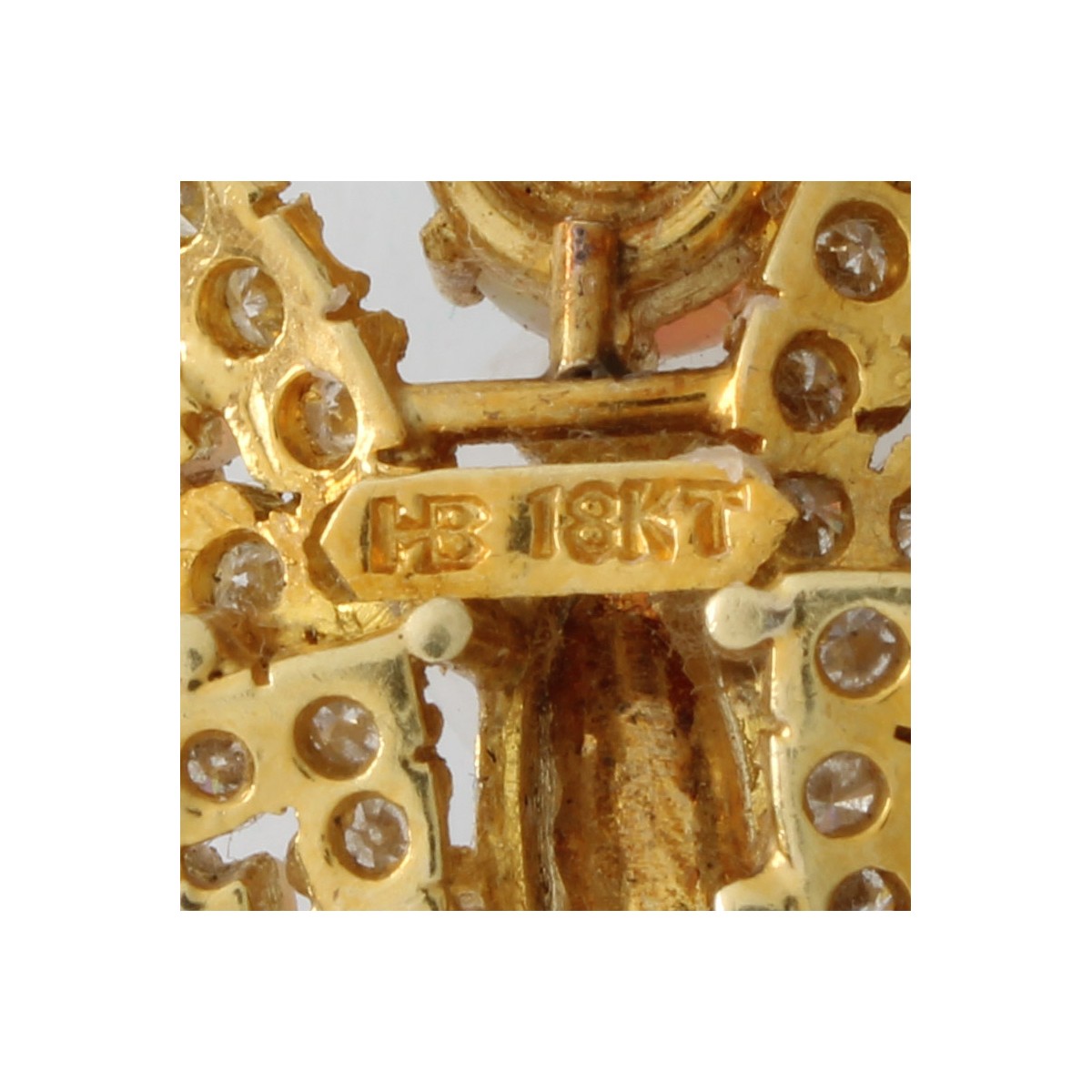 Hammerman Brothers 18K Butterfly Pin